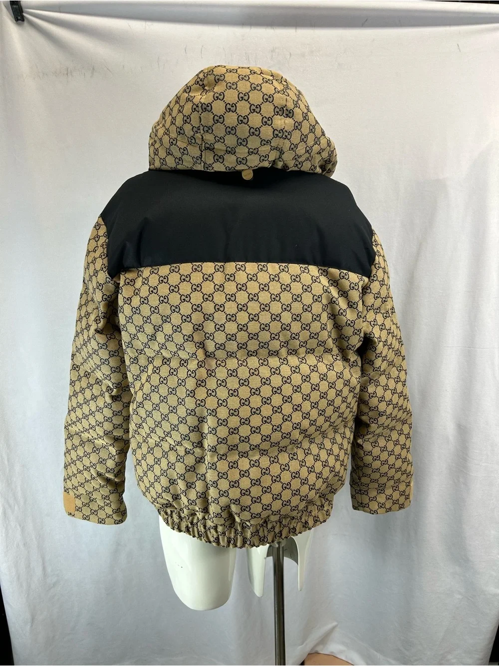 Gucci Gg Canvas Goose Down Jacket